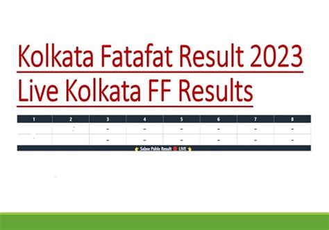 kolkata fatafat result kolkata football result|kolkata fatafat ghosh babu.